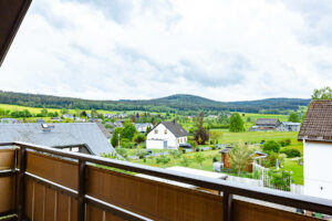 Ferienwohnung "Spitzbergblick", Ausblick vom Balkon