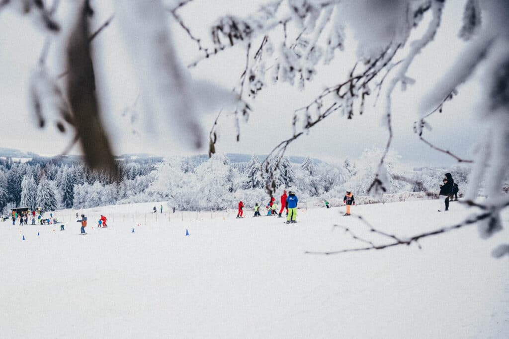 Skifahren lernen im Frankenwald